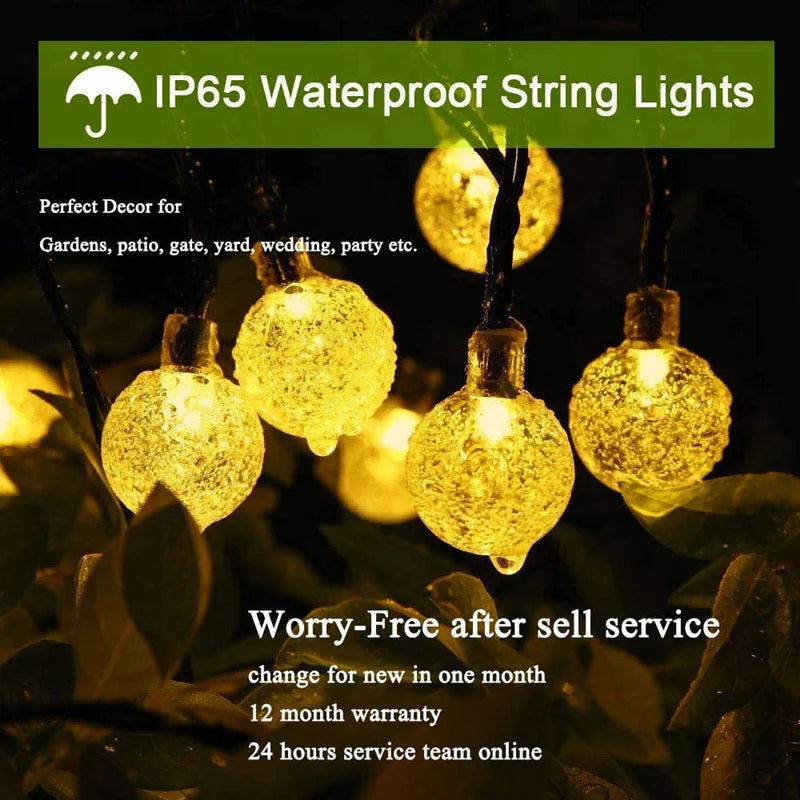 Outdoor Solar String Lights