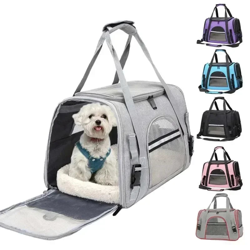 Cotton Cushioned Dog Aviation Backpack