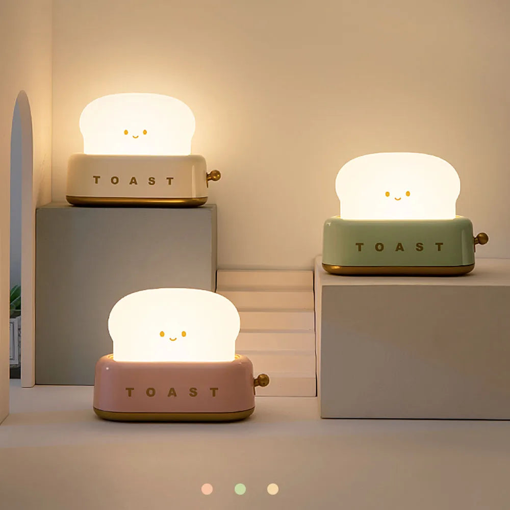 cartoon LED Night Light Toast