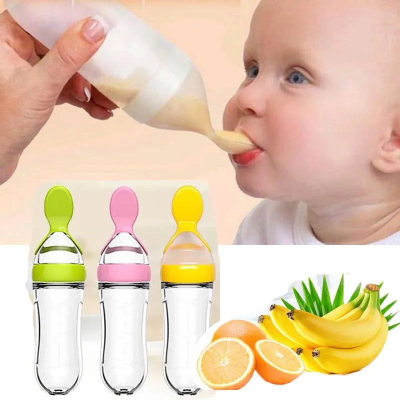 Silicone Baby Bottle Spoon