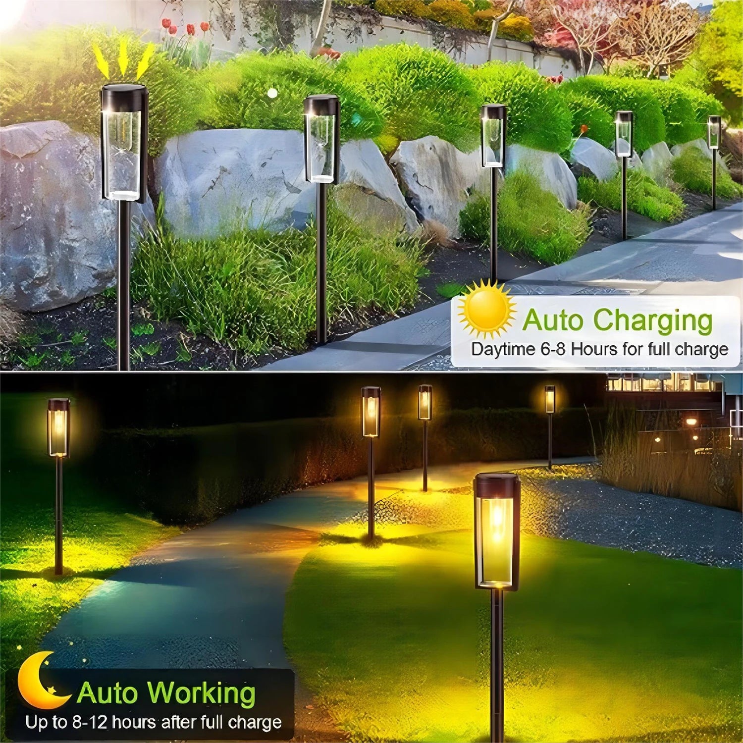 Outdoor Solar Pathway Lights