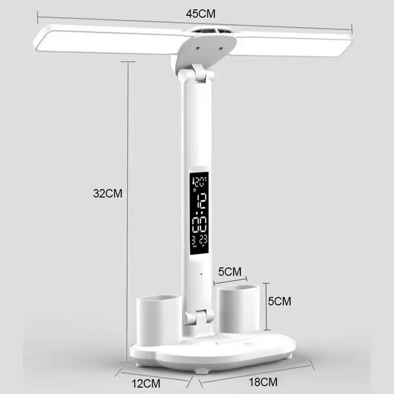 Clock Table Lamp