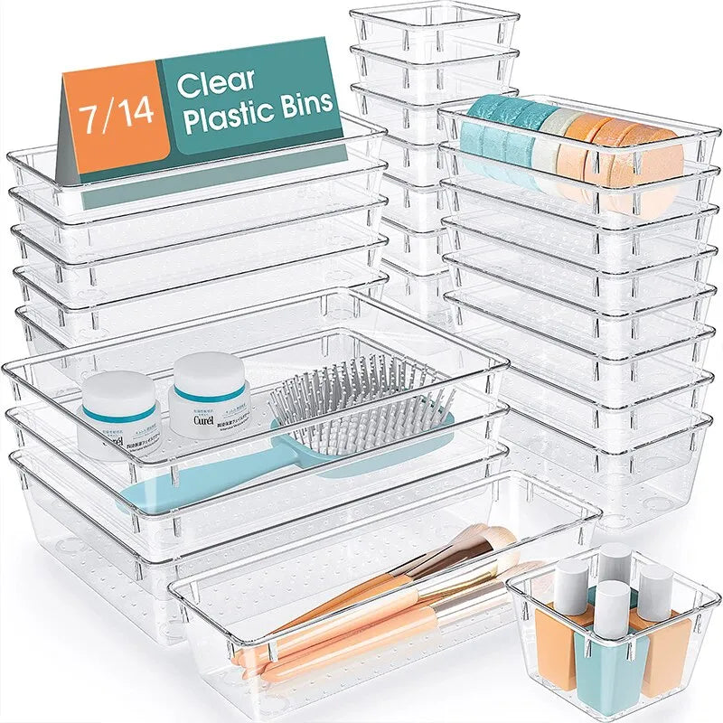 Clear Plastic Drawer Organizers