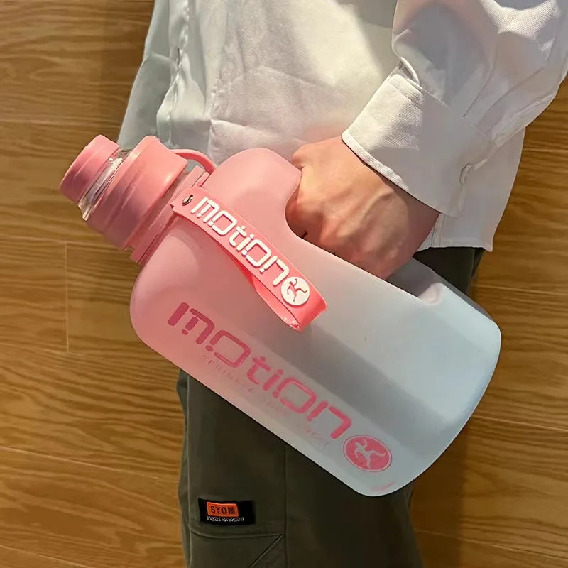 2L Sports Water Bottle with Straw